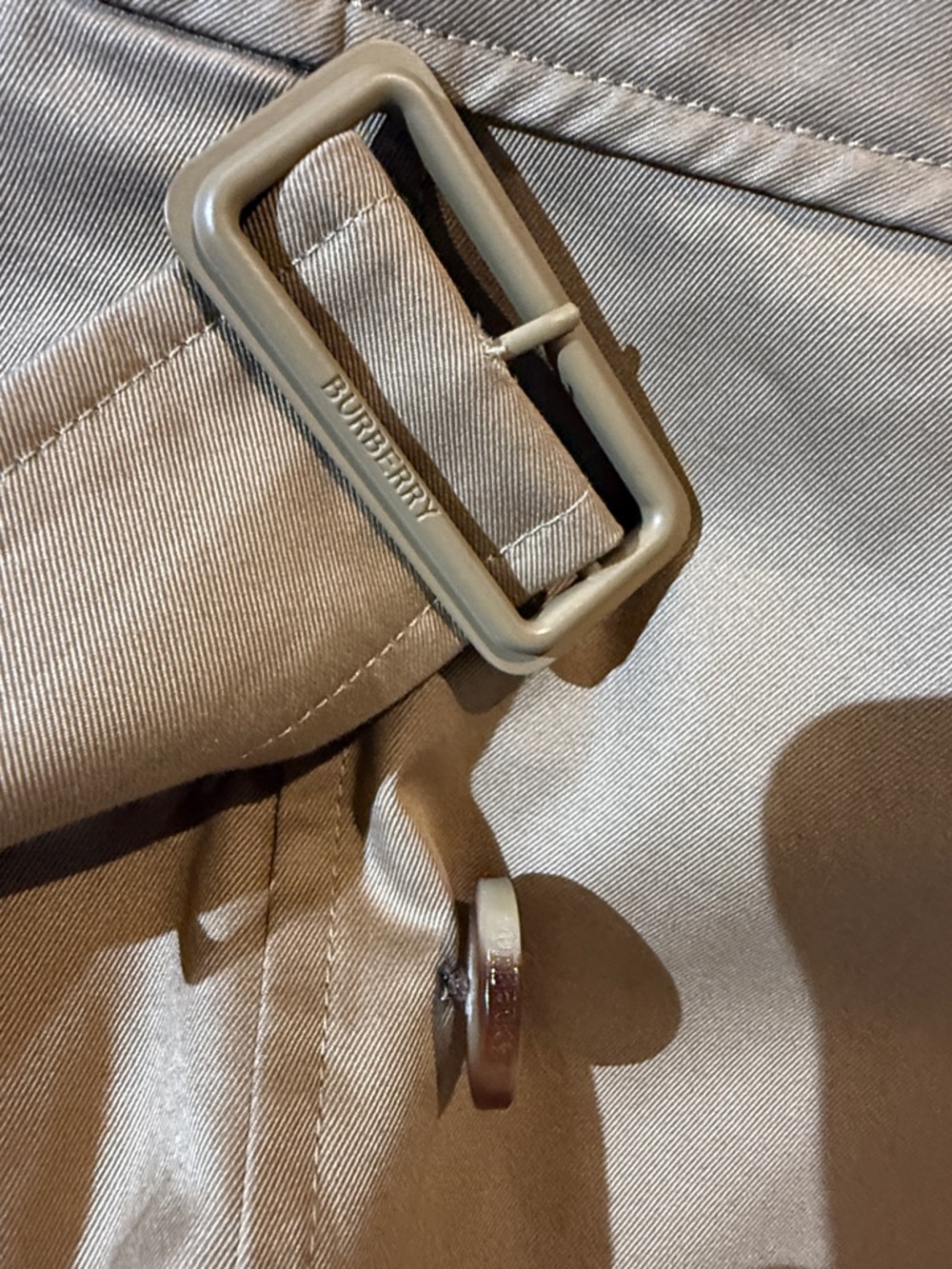 Burberry Camel A-Line Trench Skirt with Belt - Picture 8 of 15